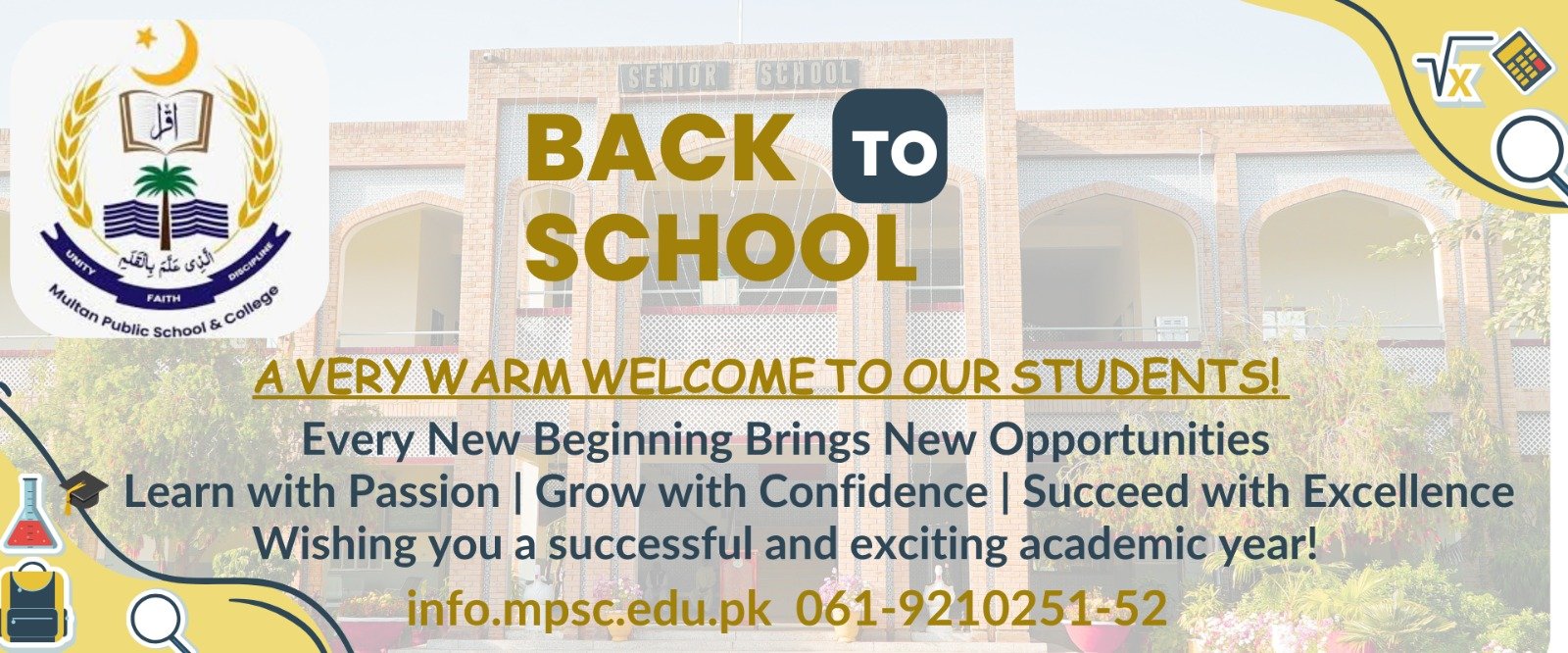 Welcome Back to School